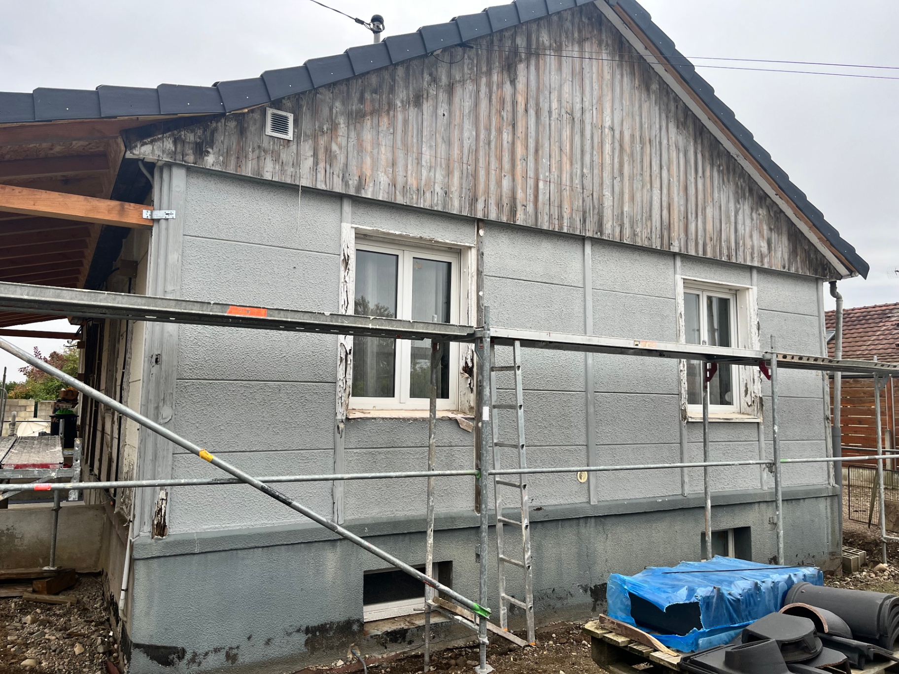 Maison individuelle — rénovation énergétique — Avant